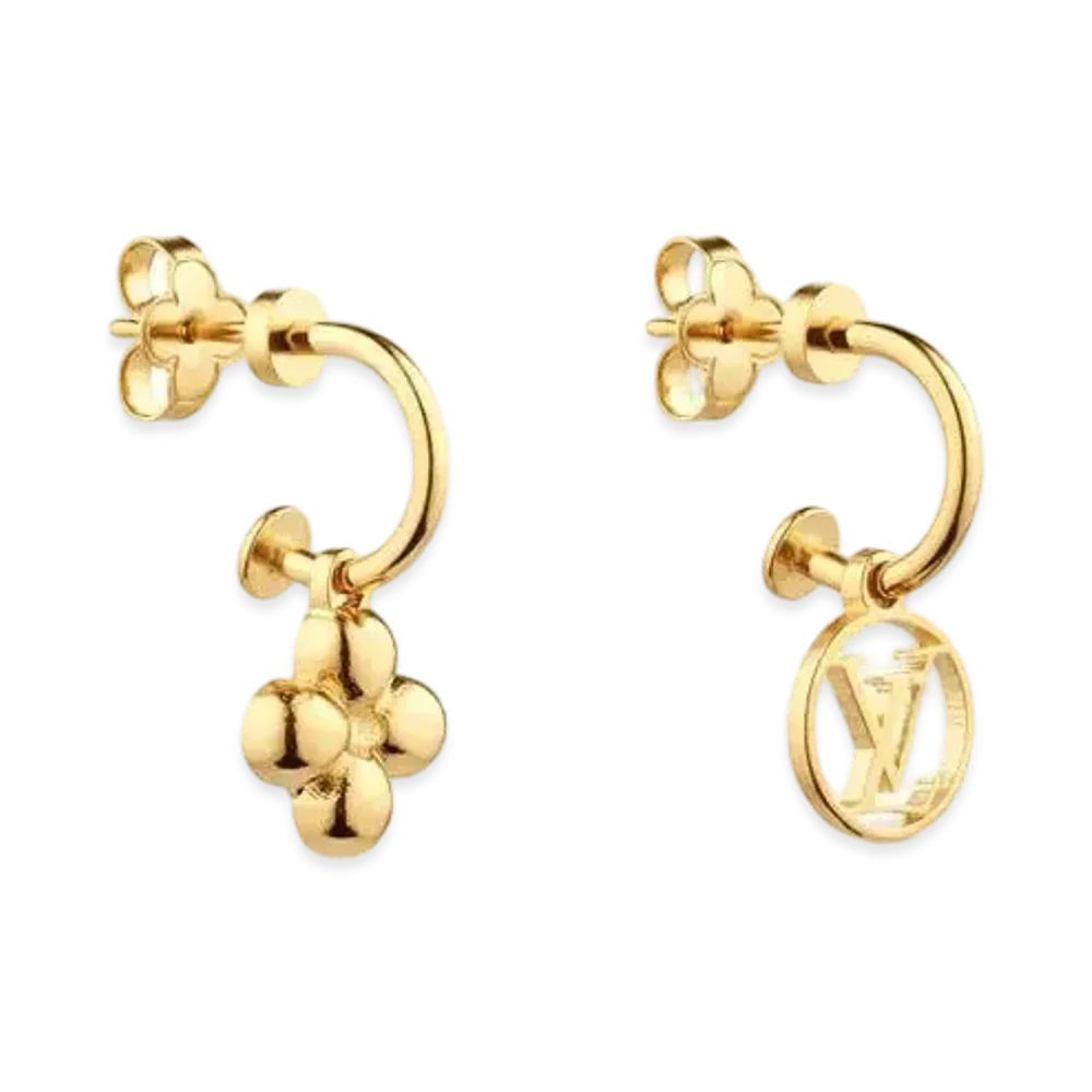 Louis Vuitton Blooming Earrings "Gold"