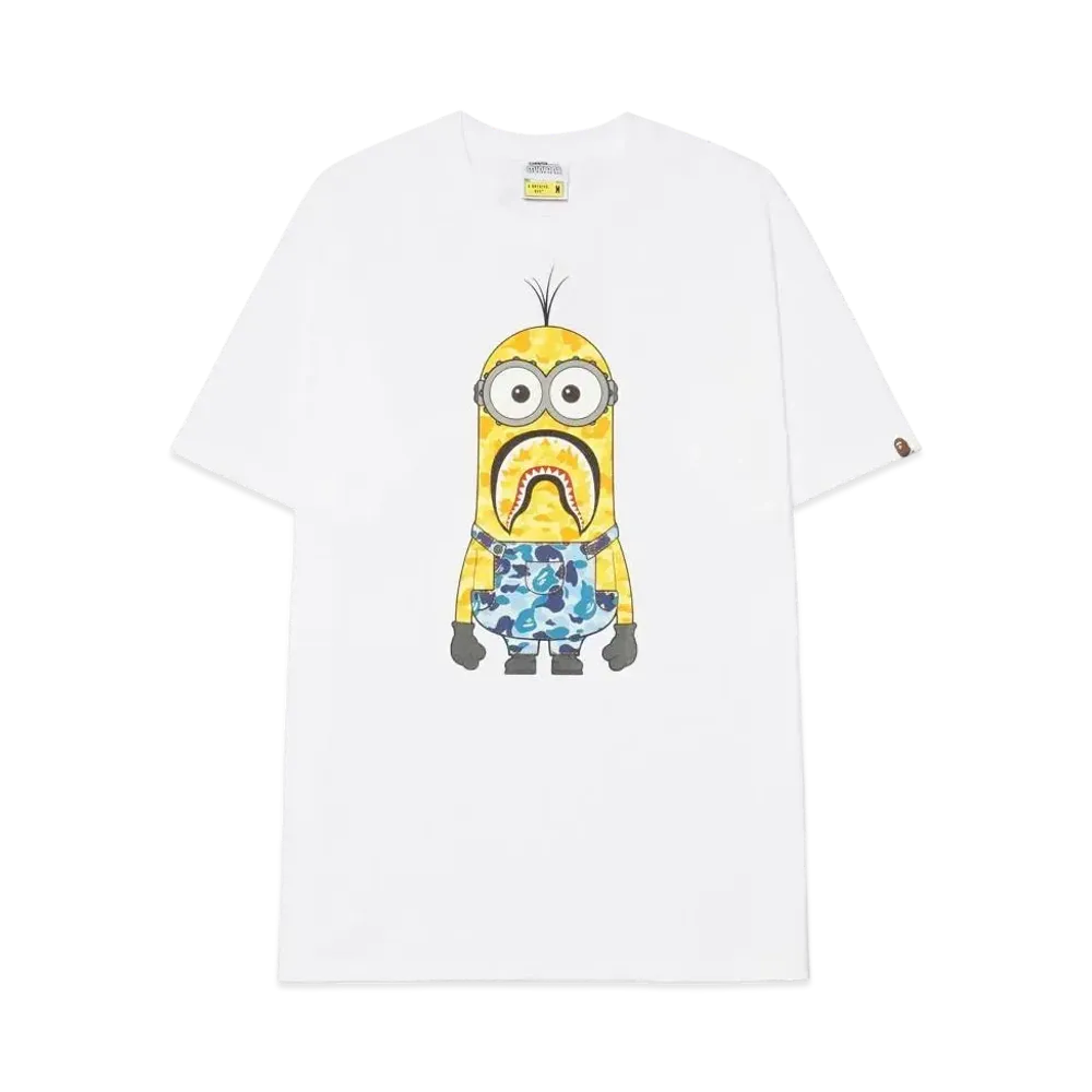 A BATHING APE MINIONS TEE 07 "White"