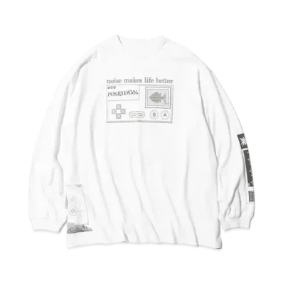 BEAMS Poseidon / Long Sleeve T-Shirt "White"