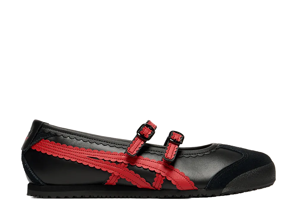 Onitsuka Tiger Women's Mexico 66 TGRS "Black/Classic Red"