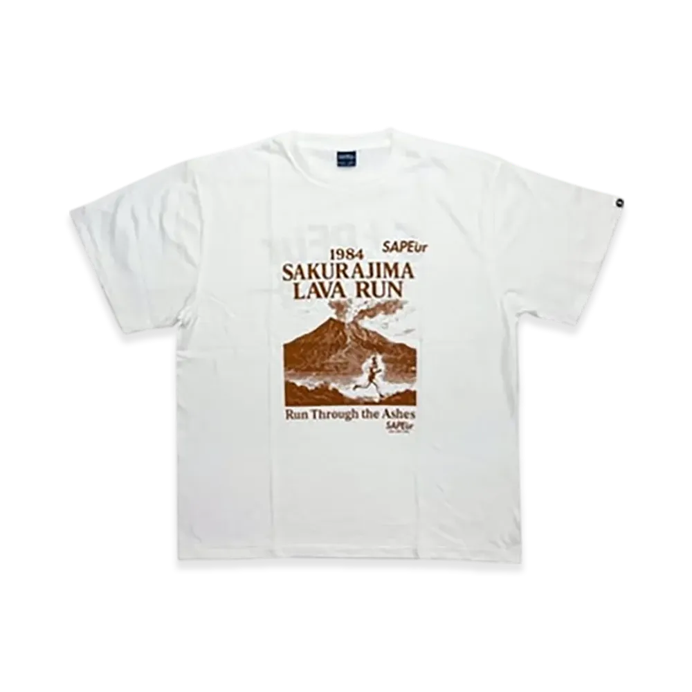 SAPEur Cargo Run Finisher Tee Kagoshima S/S Tee "White"