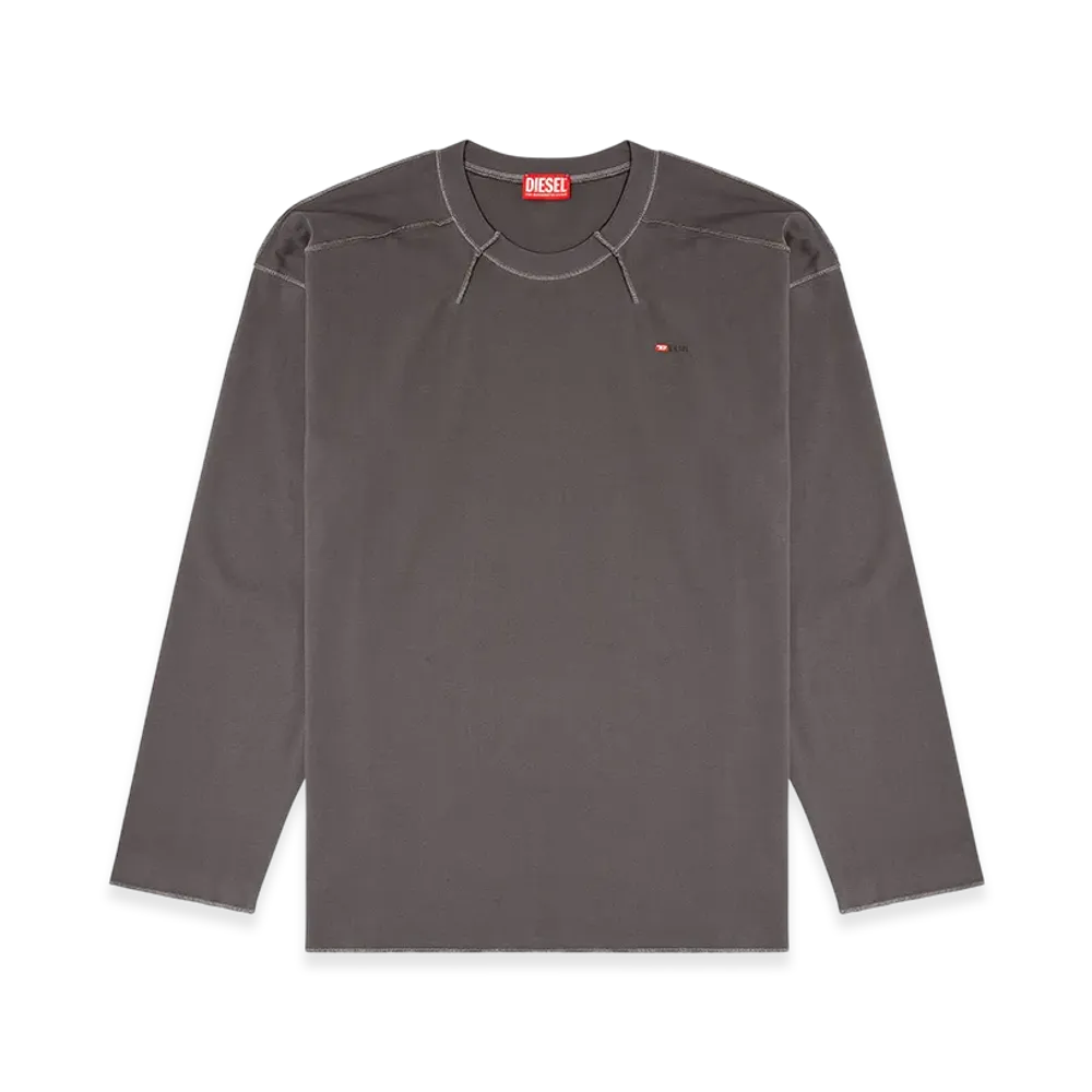 Diesel T-Crahor-Boxt-Ls-T1 Long Sleeve T-Shirt "Grey"