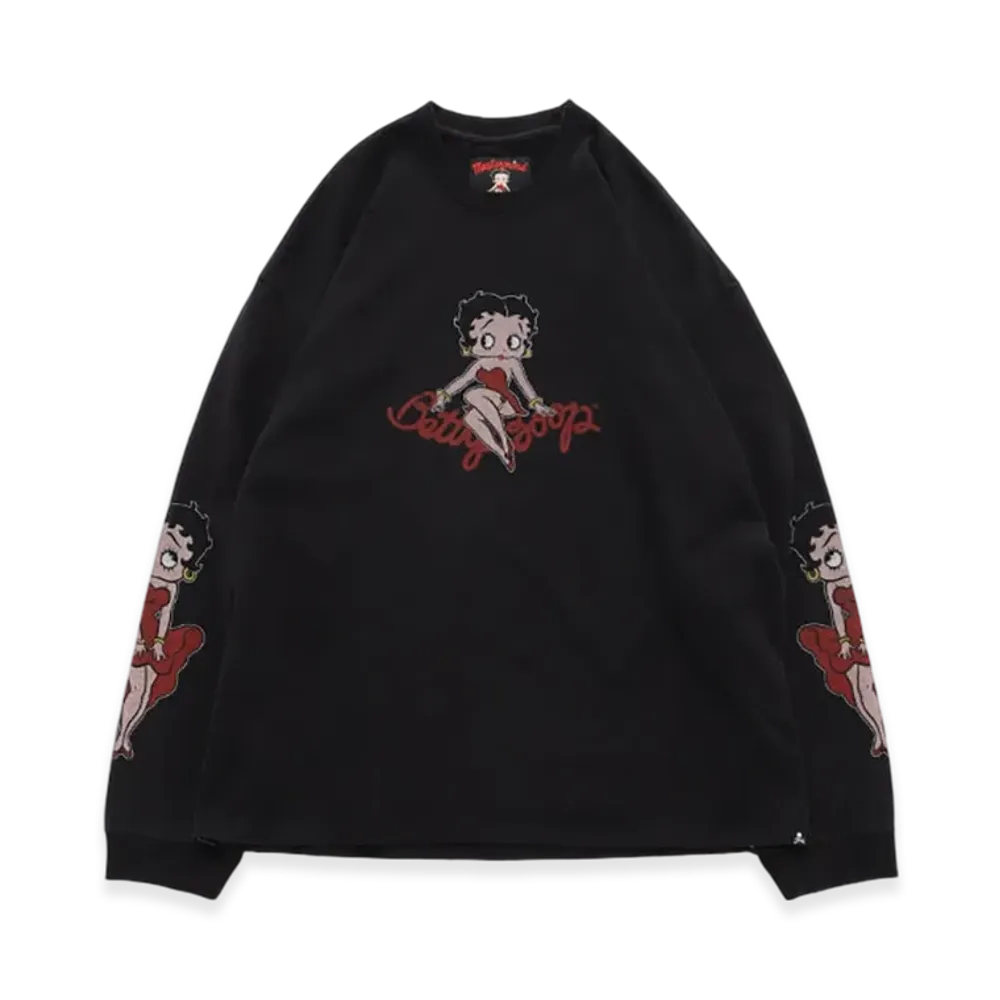 mastermind world x Betty Boop Boxy Damaged L/S Tee "Multicolor"