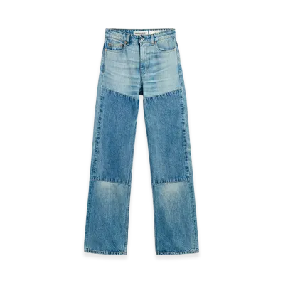 OUR LEGACY Women's Boot Cut "Patched Saddle Repair Wash"