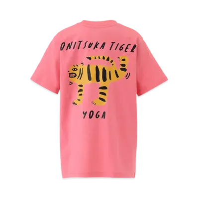 Onitsuka Tiger Kids Graphic Tee "LightPink"