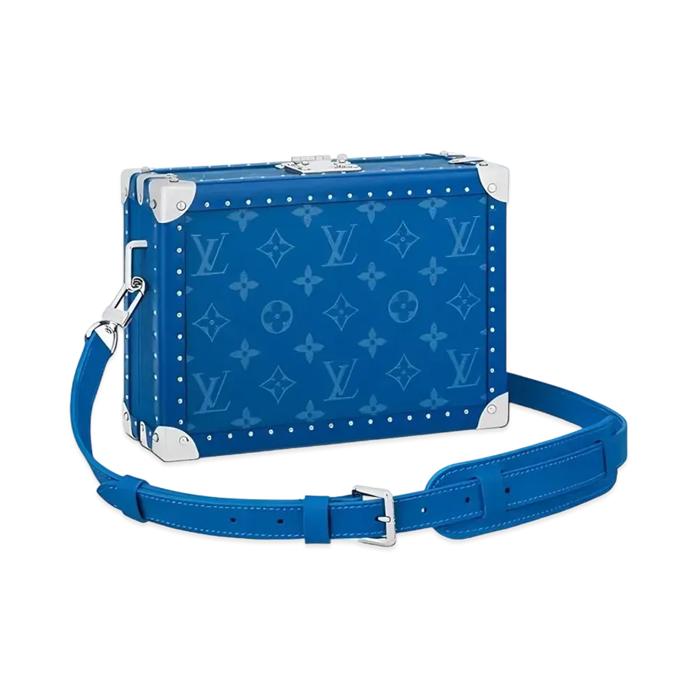 Louis Vuitton Clutch Box Taigarama "Blue"