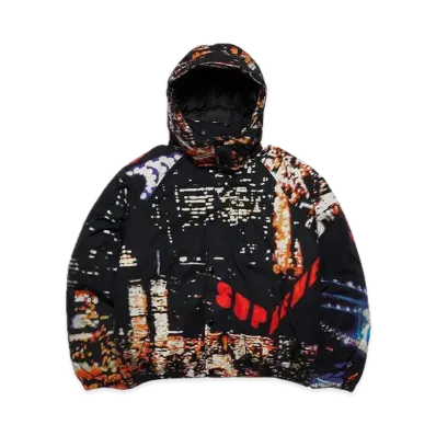 Supreme City Lights Puffy Jacket "Black"