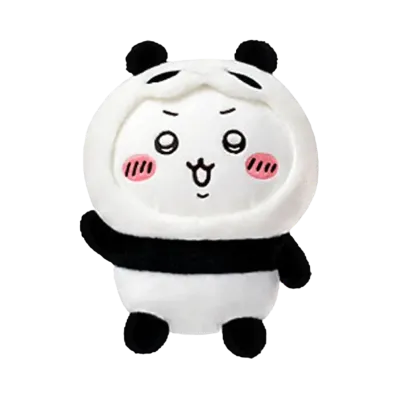 Gray Parka Service "Panda Plush" -Chiikawa- Chiikawa