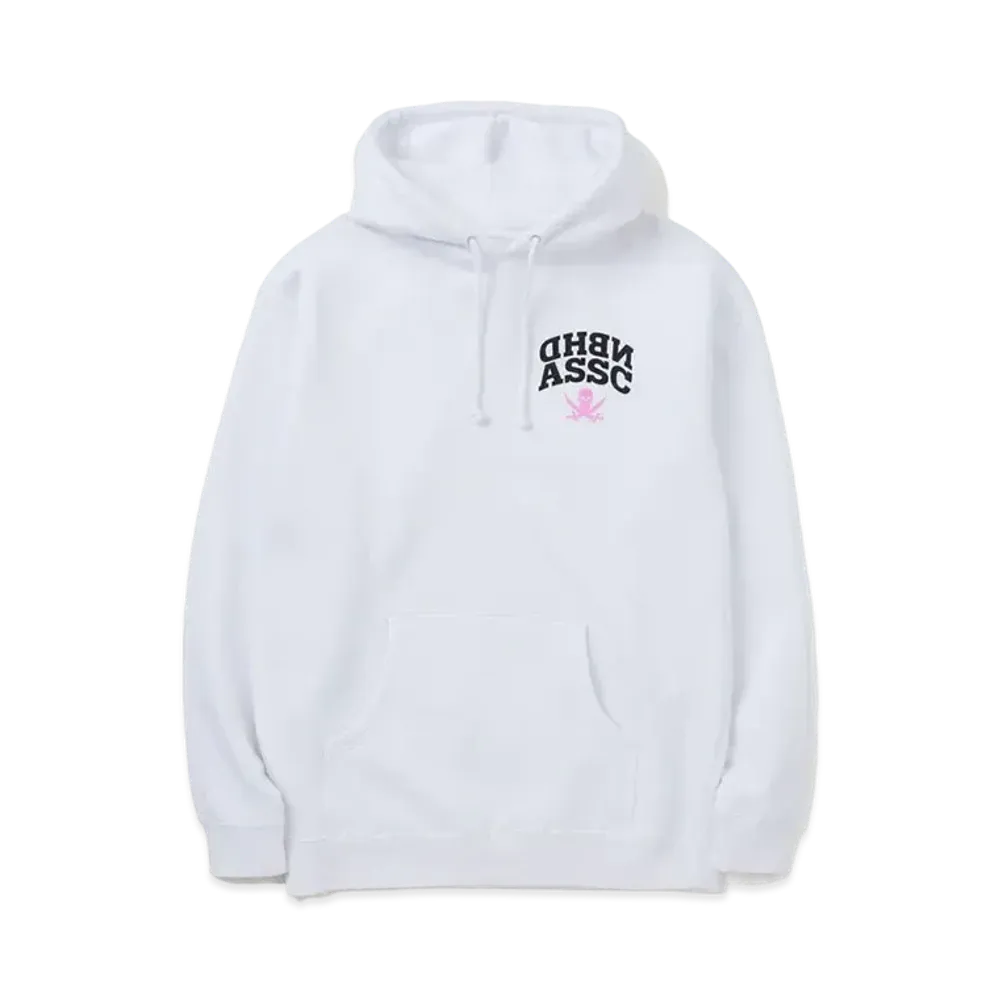 NEIGHBORHOOD NH x ASSC . Sweat Parka LS-2 "White/Pink"