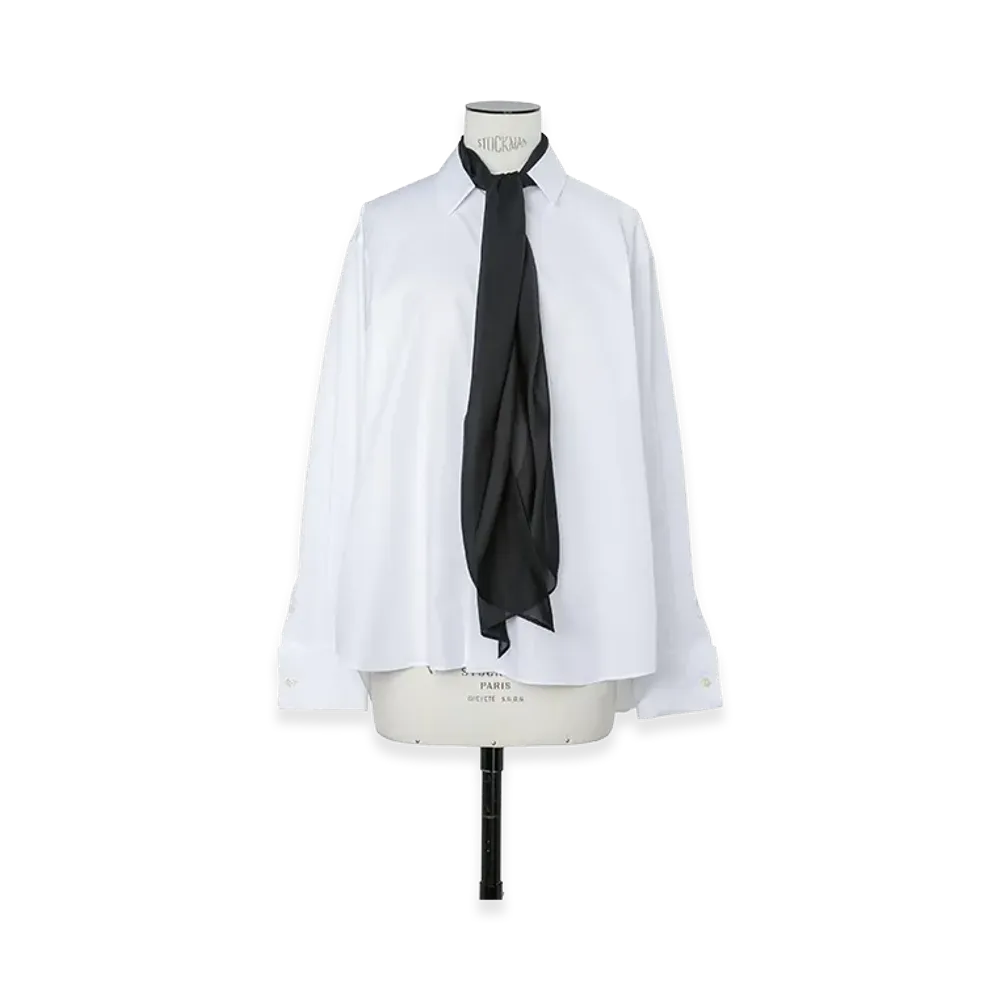 sacai Women's Poplin Shirt "Off White"
