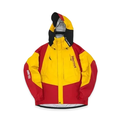 STABRIDGE x Marmot Gore-Tex 3L Alpinist Jacket "Gold/Team Red"
