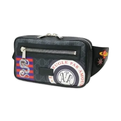 GUCCI Courier GG Supreme"Black"
