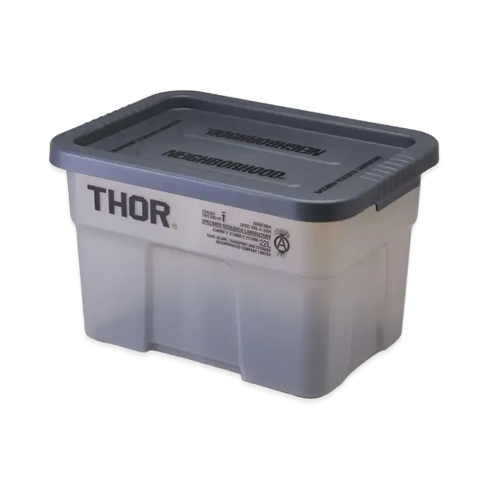 NEIGHBORHOOD SRL THOR 22 / P-TOTES CONTAINER "Grey"