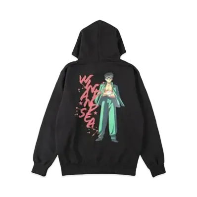 WIND AND SEA x 幽☆遊☆白書 Hoodie (Yusuke) "Black"