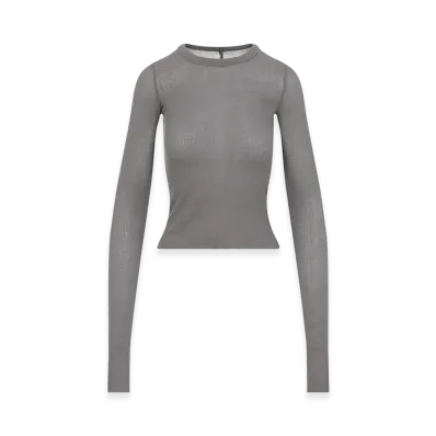 Rick Owens Women's Long Sleeve T-Shirts "Gray"