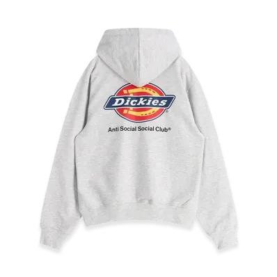 ANTI SOCIAL SOCIAL CLUB x Dickies Logo Hoodie "Heather Grey"