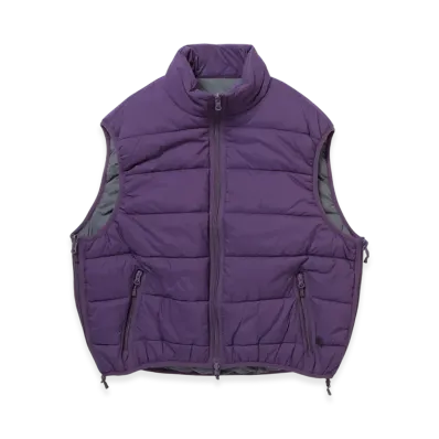DAIWA PIER39 W'S Tech Reversible Climbers Puff Vest "Purple x Charcoal"