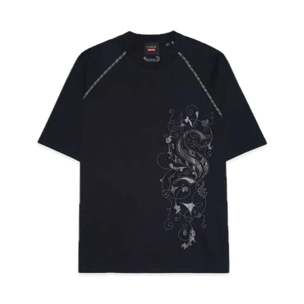 Supreme x Coogi Raglan S/S Top "Black"