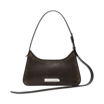 Acne Studios Platt Mini Shoulder Bag "Dark Brown/Beige"