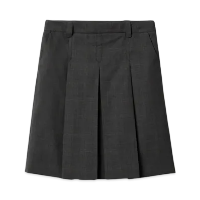 MIU MIU Women's Prince of Wales Check Skirt "Slate Grey"