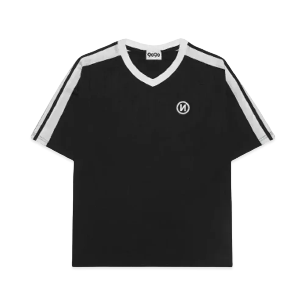 9090 N Logo Line Tee "Black"