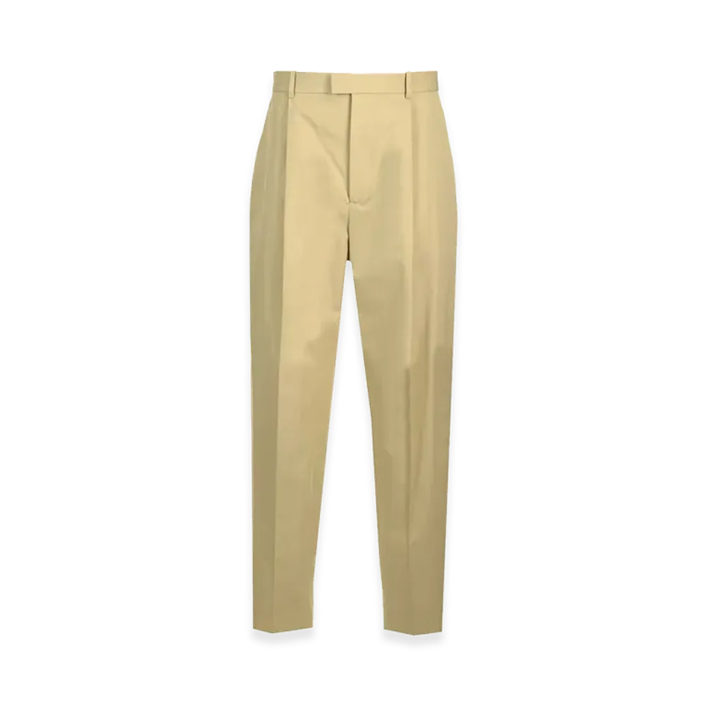 Bottega Veneta Lightweight Cotton Twill Trousers "Beige"