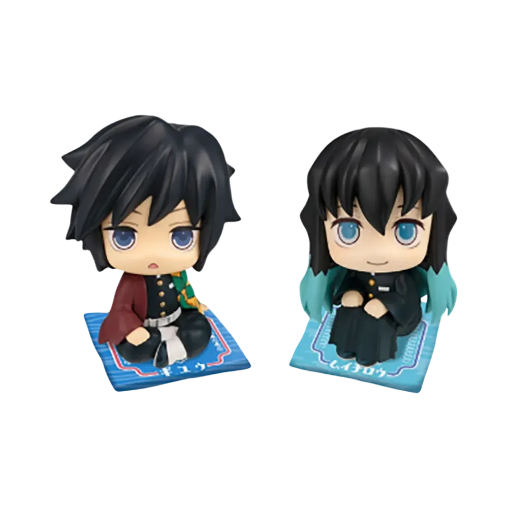 MegaHouse "Lookup" -Demon Slayer: Kimetsu no Yaiba- Giyu Tomioka (Stupefied Face ver.) & Muichiro Tokito (Smile Face ver.) Set Limited edition with a crushion