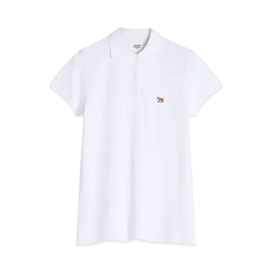Maison Kitsune Baby Fox Patch Regular Polo "White"