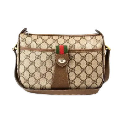 GUCCI Sherry Line Shoulder Bag "Beige"