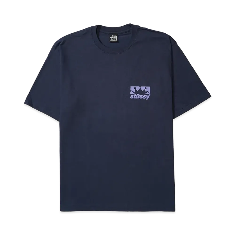 Stussy Box Crown Tee "Navy"