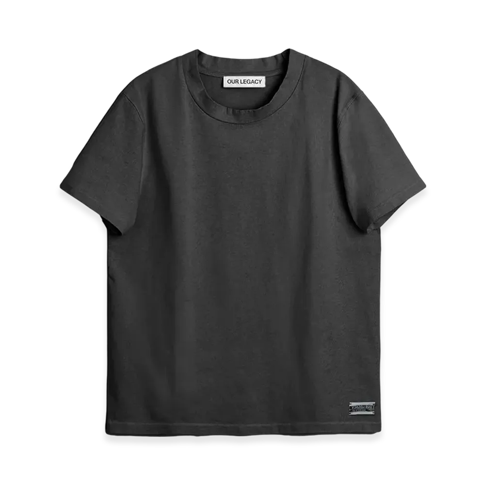 OUR LEGACY Bliss T-Shirt "Washed Black Band Jersey"