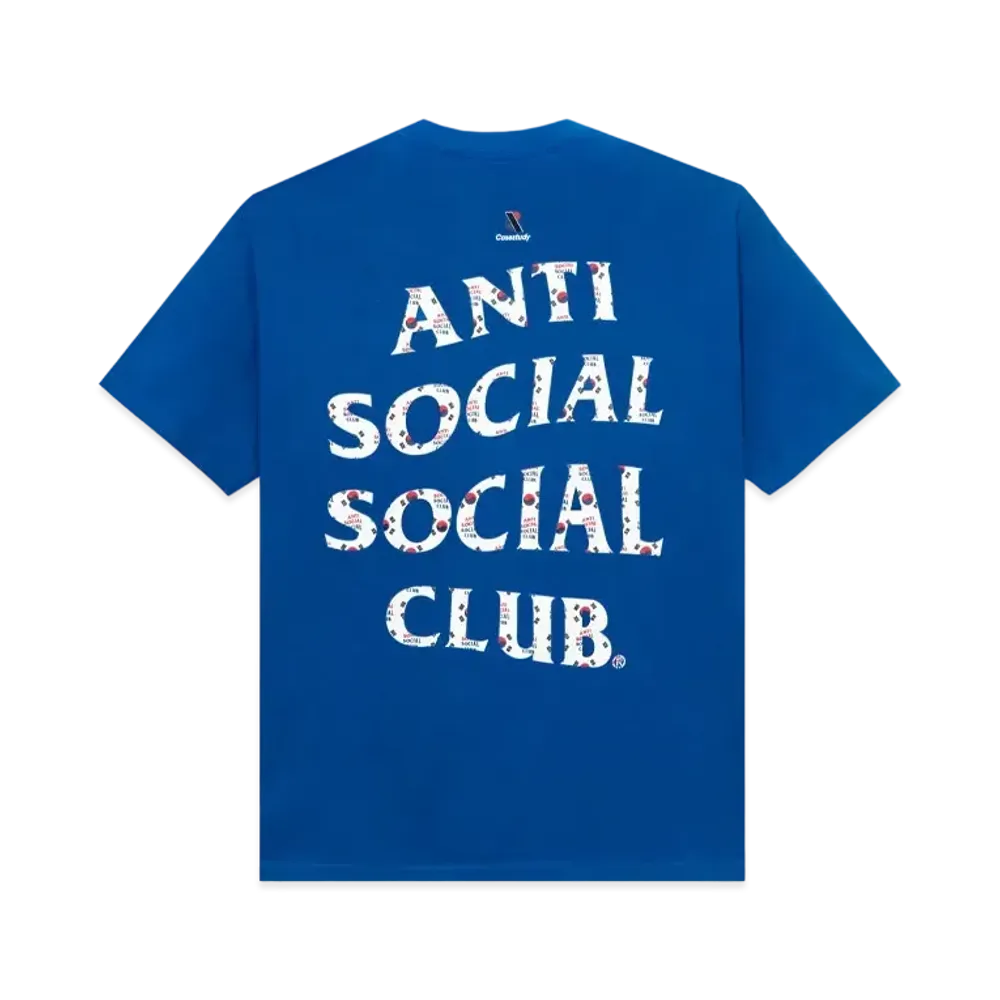 ANTI SOCIAL SOCIAL CLUB SS22 ASSC x Case Study Flag Tee "Blue"