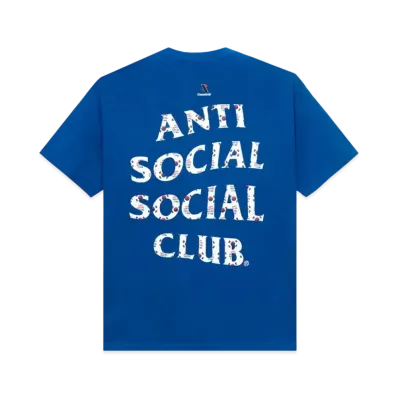 ANTI SOCIAL SOCIAL CLUB SS22 ASSC x Case Study Flag Tee "Blue"