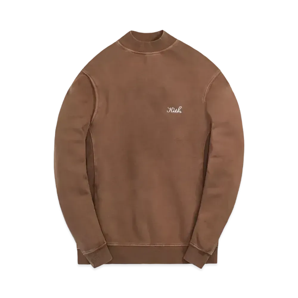 Kith Carlisle Mockneck Sweatshirt "Sandalwood"