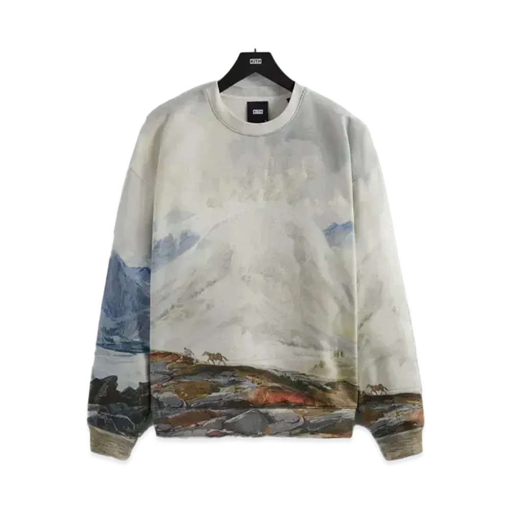 Kith Peak Nelson Crewneck "Chalk"
