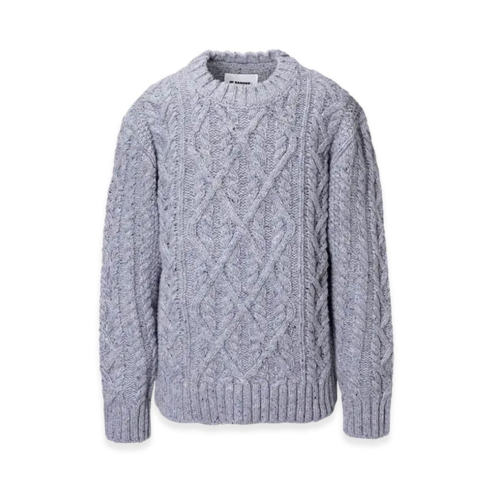Jil Sander Crew Neck Knit "Silver"