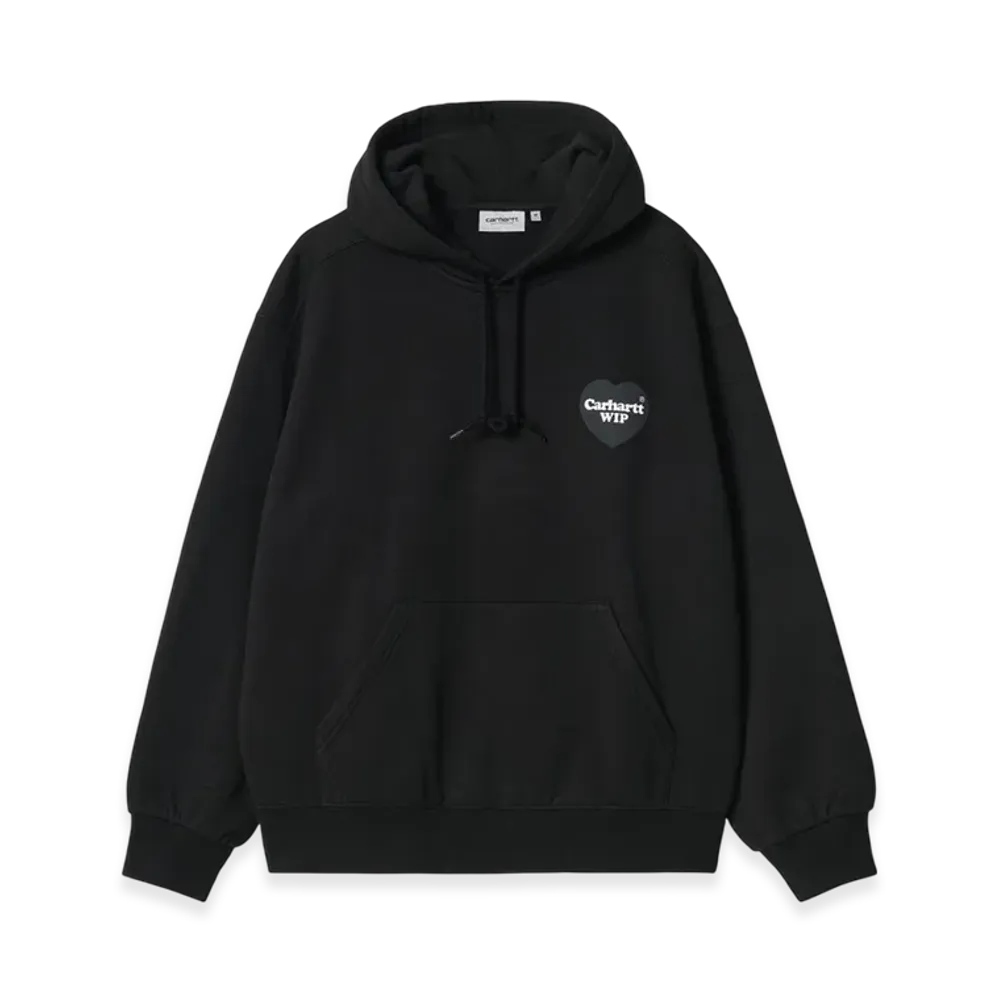 Carhartt WIP Hooded Heart Sweatshirt "Black"