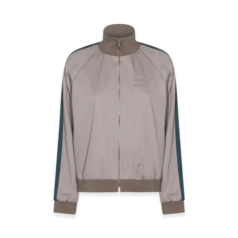 MIU MIU Women's Dove Cotton Jacket "Gray"
