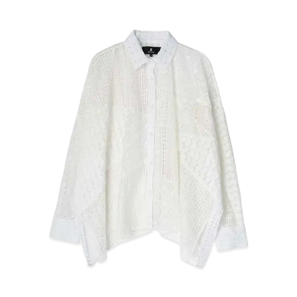 ANREALAGE Lace Blouce "White"