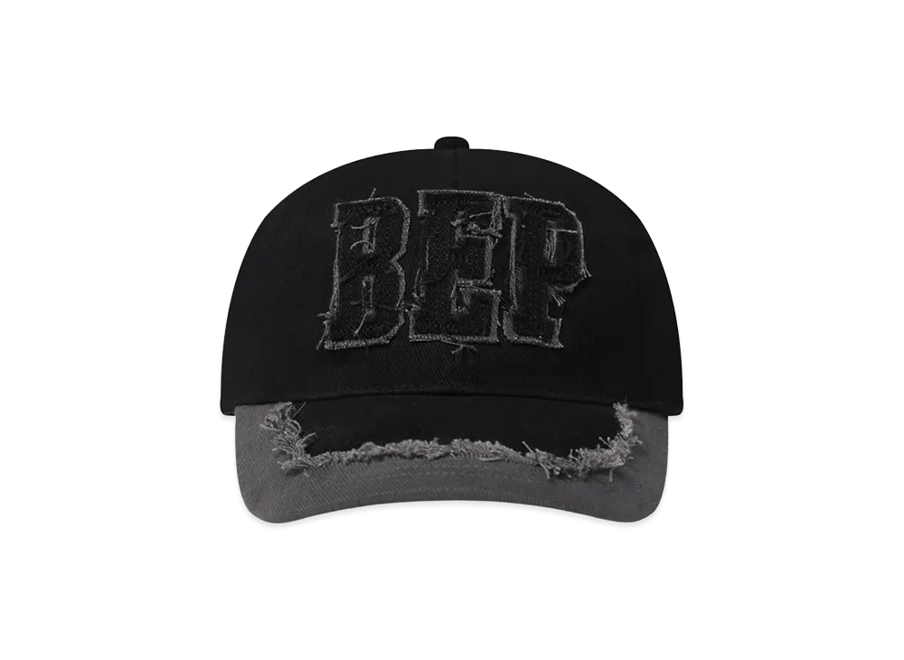 BlackEyePatch Fabric Initials Patched Cap "Black"