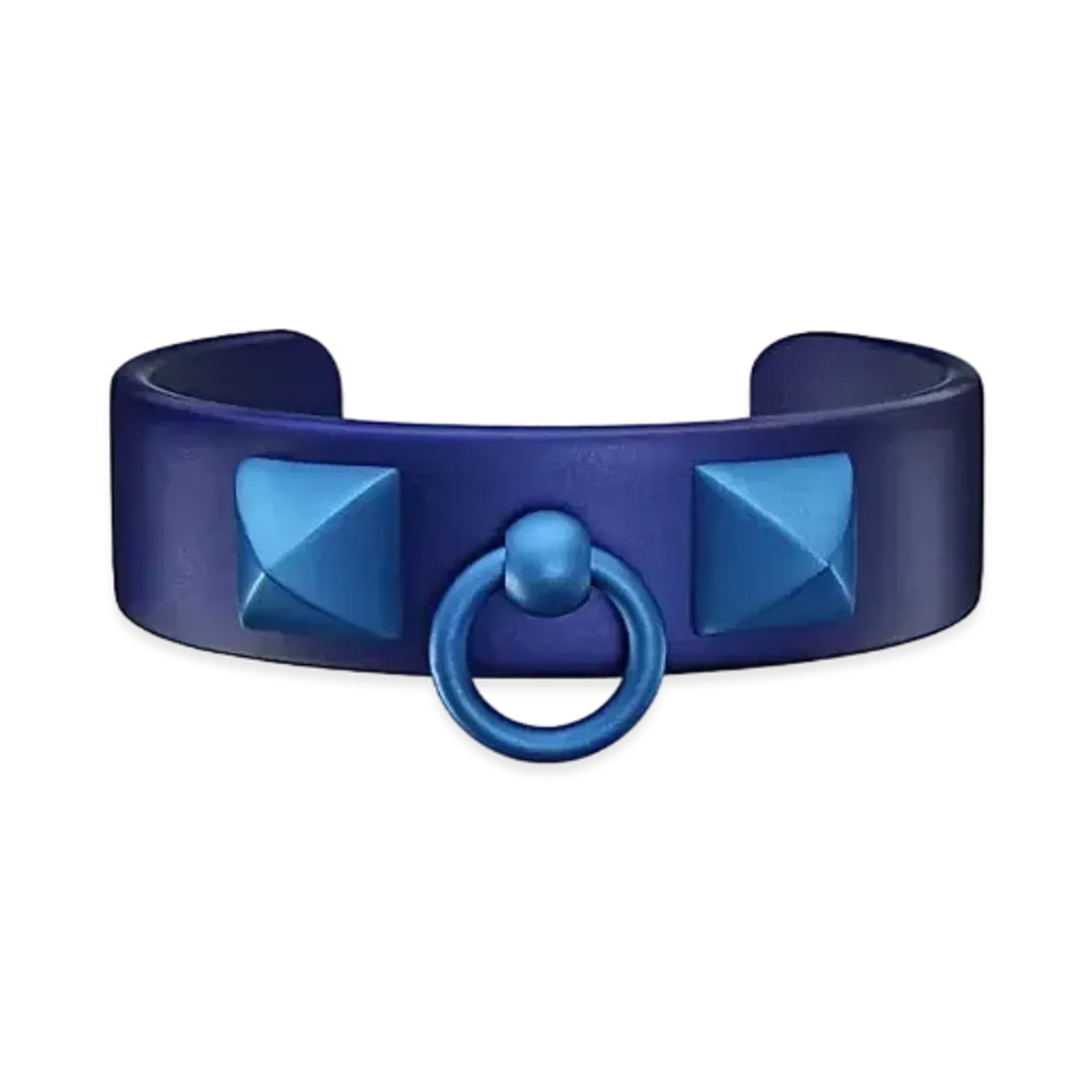 Hermes Medor Aluminium Sunset Bracelet "Bleu Encre/Bleu Egee"
