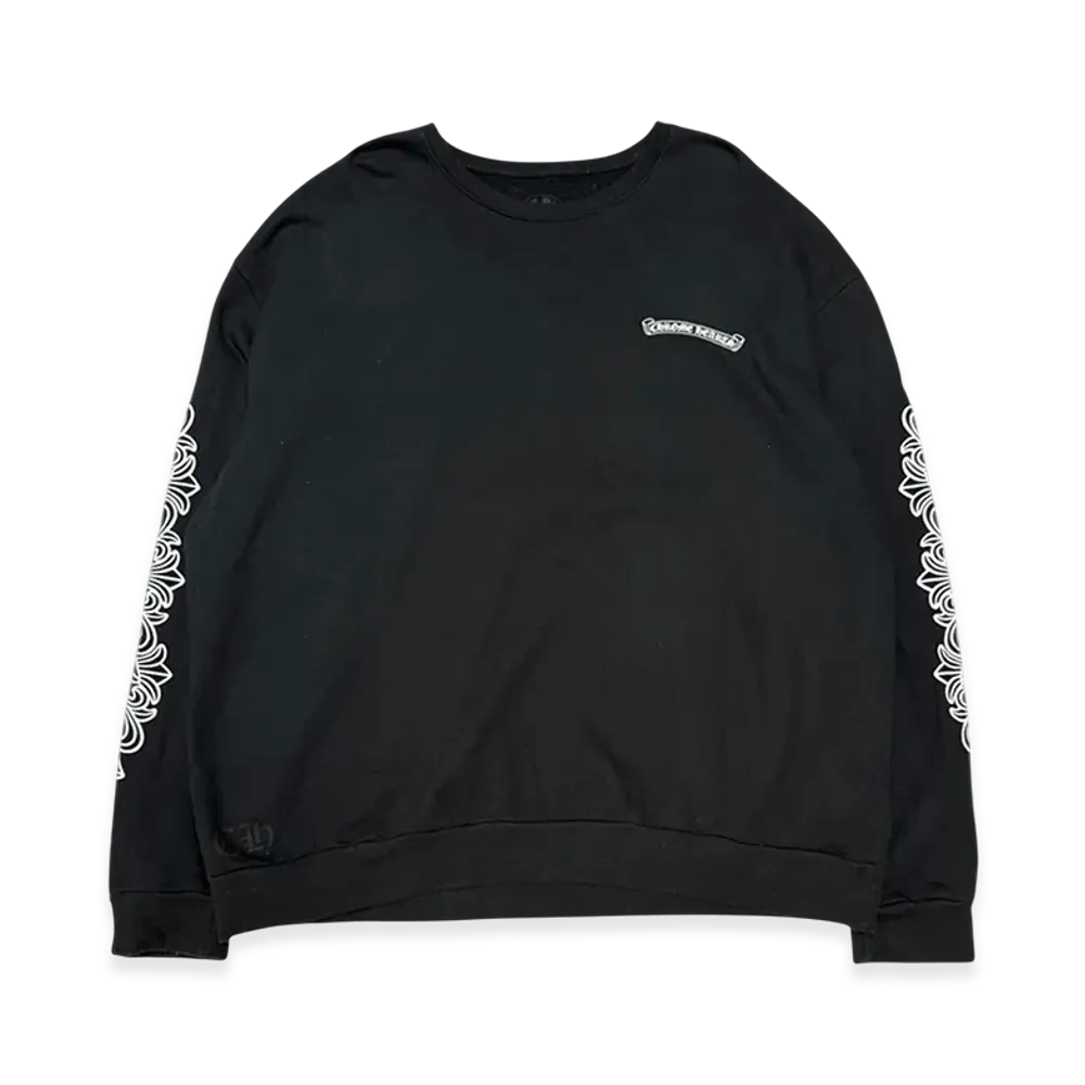 Chrome Hearts Dagger Eye Chart Swtshrt "Black/Pink"