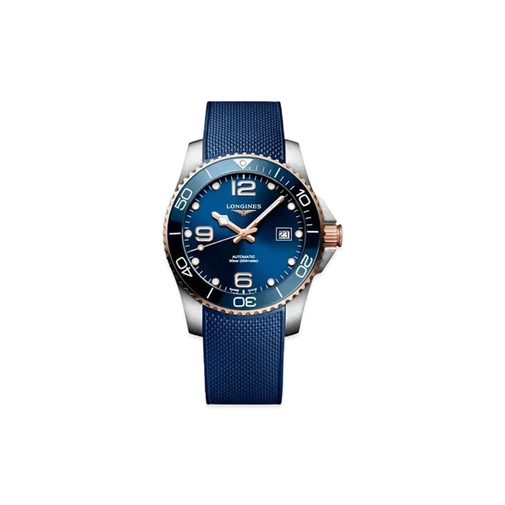Longines Hydro Conquest 41.00mm "Blue Sun Ray/Stainless Steel/Ceramic/Blue" L3.781.3.98.9