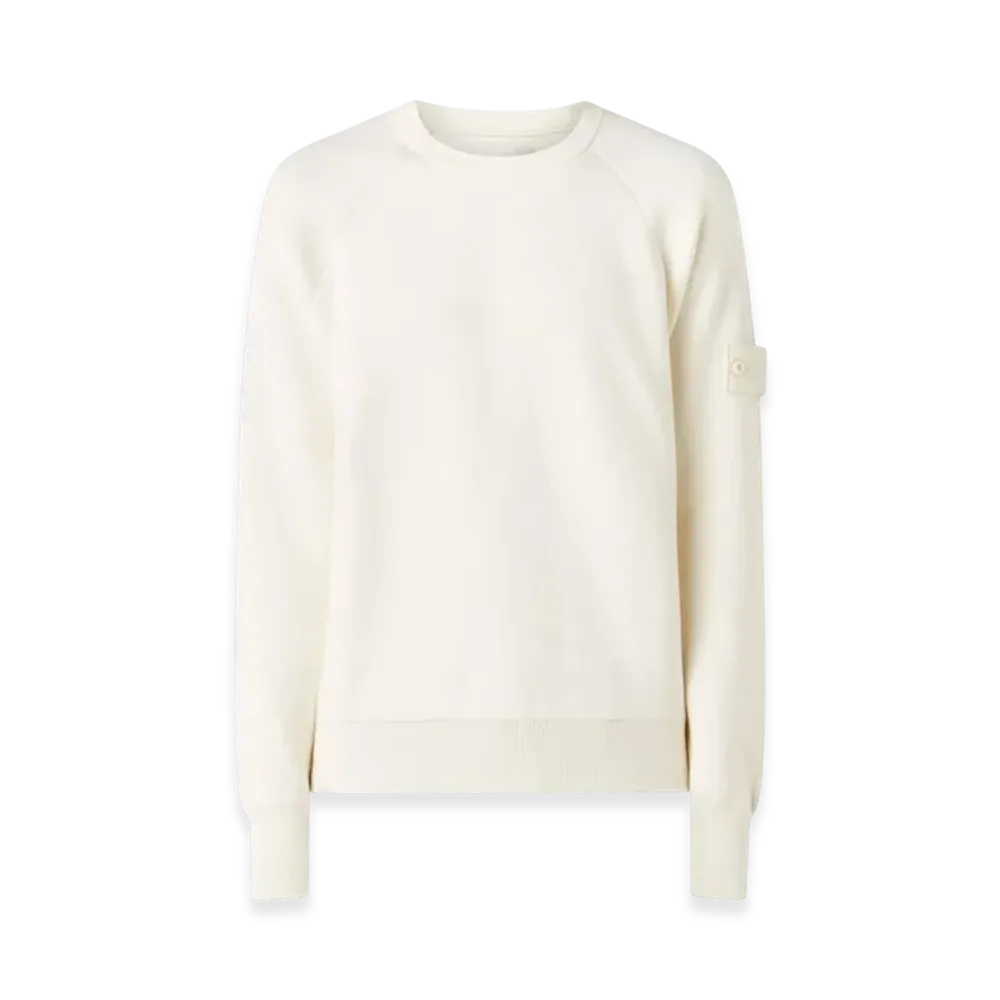 Stone Island 545FA Ghost Piece Soft Cotton Knit - 22SS "Off White"