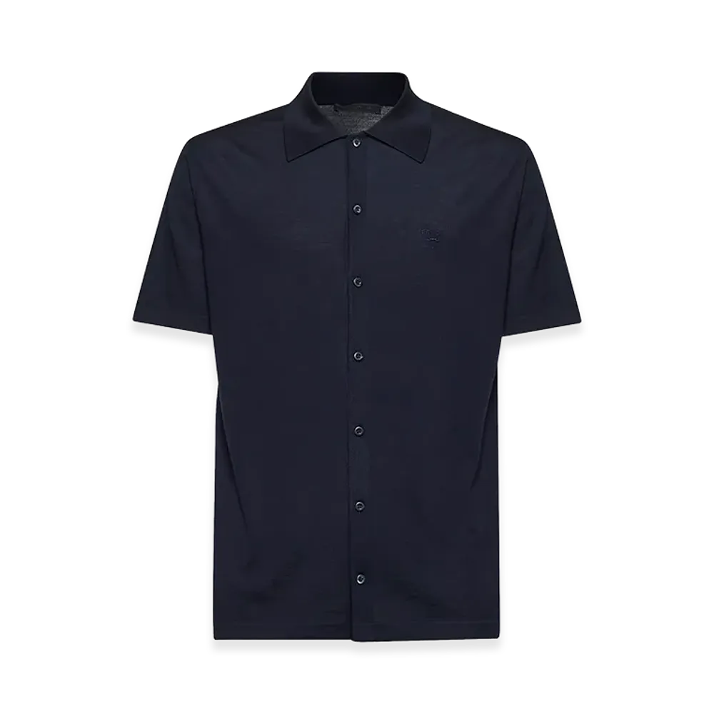 PRADA Wool Shirt "Blue"
