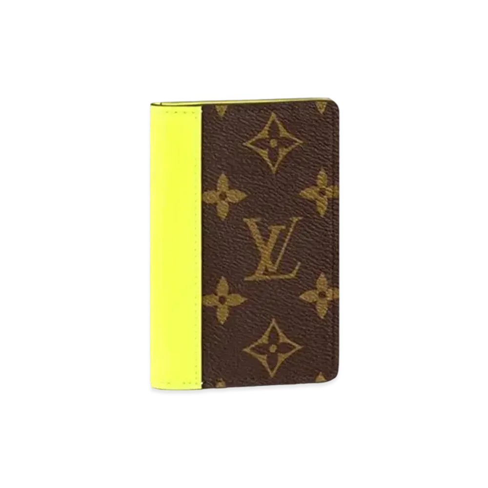 Louis Vuitton Pocket Organizer Monogram Macassar "Neon Yellow"
