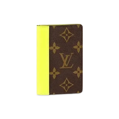 Louis Vuitton Pocket Organizer Monogram Macassar "Neon Yellow"