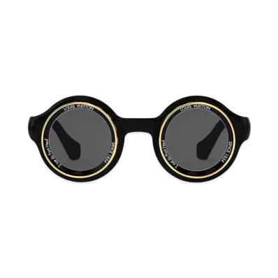 Louis Vuitton LV Super Vision Round Sunglasses "Noir"