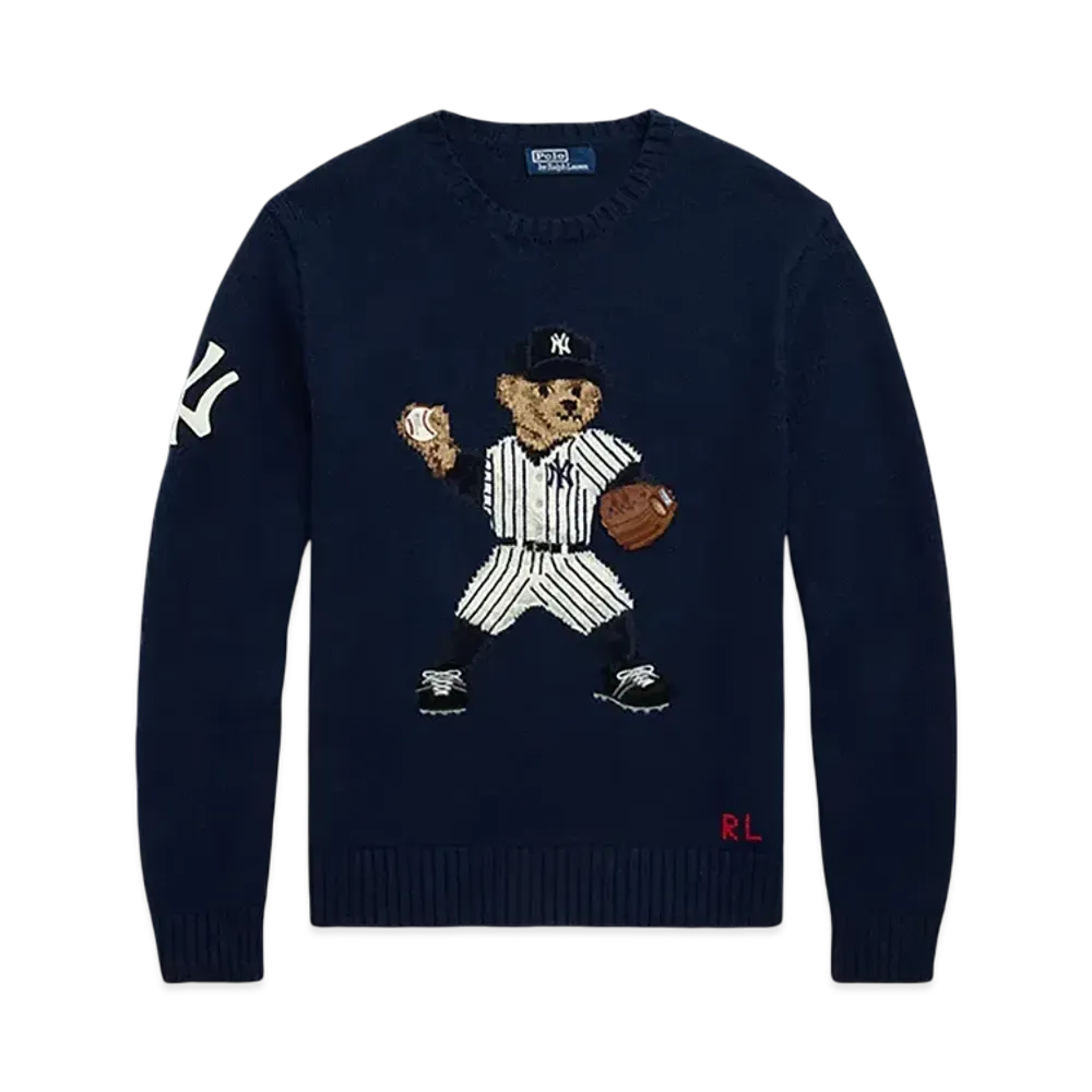 Polo Ralph Lauren x MLB Yankees Bear Sweater "Navy"