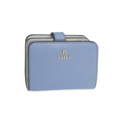 FURLA Camelia S Compact Wallet "Blue"